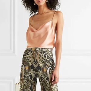 Galvan London Whiteley Camisole, Peach, Size FR 36 / US 4 / UK 8 / Small